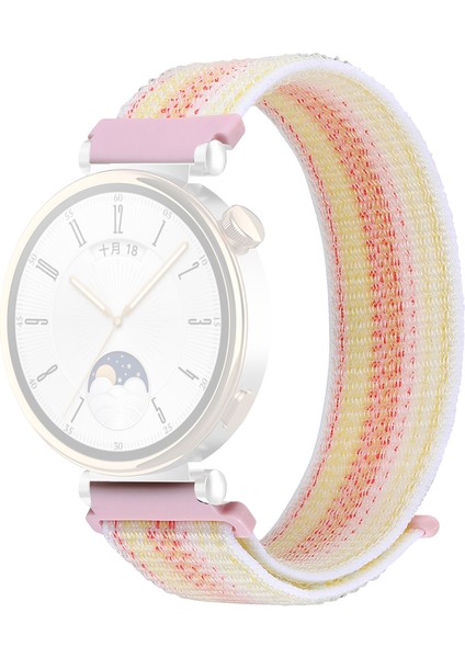 Huawei Watch Gt 4 41MM / Garmin Venu 3s Watch Band 18MM Naylon Döngü Ayarlanabilir Bilek Kayışı (Yurt Dışından)