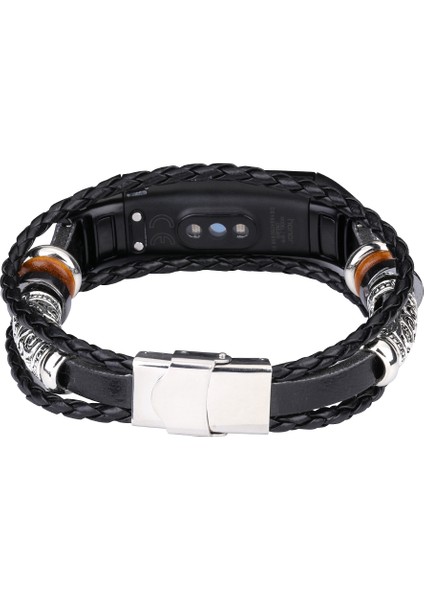 Honor Band 4 / Band 5 Bilek Izleme Bandı Dıy Vintage Yedek Kayış (Yurt Dışından)