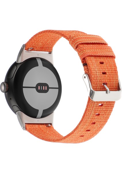 Google Pixel Watch / Watch 2 Naylon Sport Strap Yedek Izleme Bantları (Yurt Dışından)