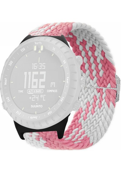 Suunto Core Watch Band Strecchy 22MM Yumuşak Naylon Elastik Örgülü Kayış (Yurt Dışından)