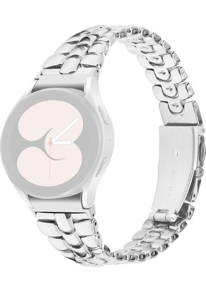 Samsung Galaxy Watch6 / Watch6 Classic Metal Izleme Strap Sakinsiz Ince Saat Bandı (Yurt Dışından)