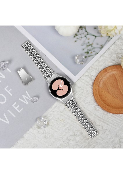 Samsung Galaxy Watch6 / Watch6 Classic Metal Izleme Strap Sakinsiz Ince Saat Bandı (Yurt Dışından) fırsatları