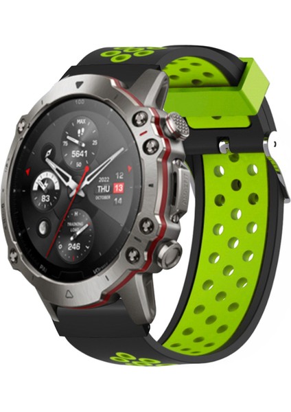 Huami Amazfit Falcon / Garmin Fenix 7/6/5 Çift Renkli Izleme Band Silikon Kayışı 22MM Pc Konnektörü ile (Yurt Dışından) modelleri