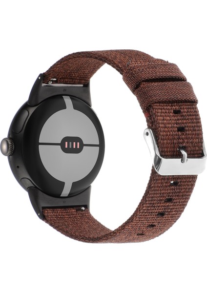 Google Pixel Watch / Watch 2 Naylon Sport Strap Yedek Izleme Bantları (Yurt Dışından)