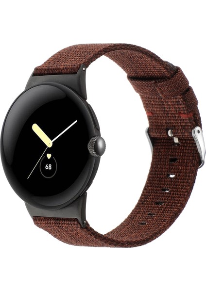 Google Pixel Watch / Watch 2 Naylon Sport Strap Yedek Izleme Bantları (Yurt Dışından) modelleri