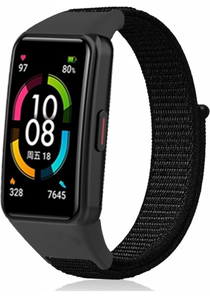 Huawei Band 6/6 Pro / Honor Band 6 Izle Kayışı Naylon Döngü Ayarlanabilir Bilek Bandı (Yurt Dışından) indirimleri