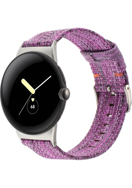 Google Pixel Watch / Watch 2 Naylon Sport Strap Yedek Izleme Bantları (Yurt Dışından) modelleri