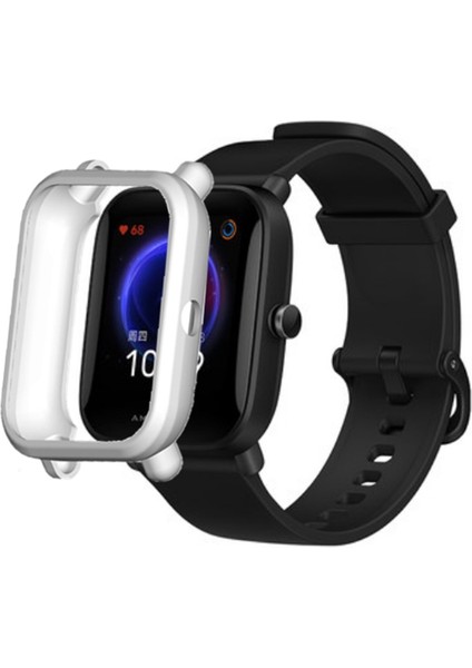 Huami Amazfit Bıp Pop / Bıp / Bıp U Izleme Kılıfı Koşma Geçirmez Yumuşak Tpu Çerçeve Kapağı (Yurt Dışından)