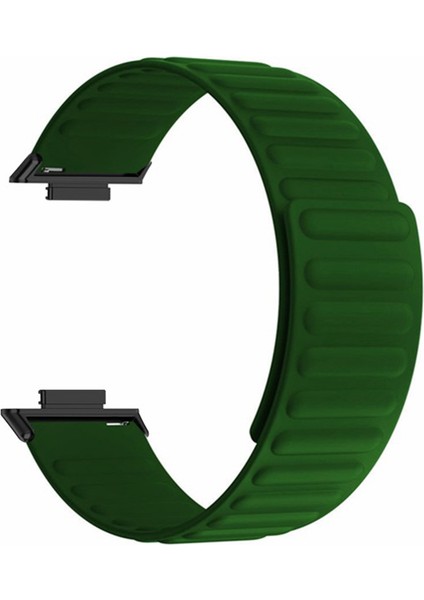 Huawei Watch Fit 2 Manyetik Saat Kayışı Silikon Ayarlanabilir Bileklik (Yurt Dışından)