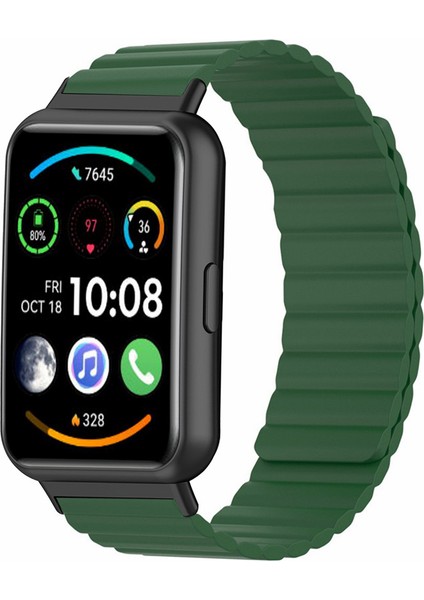 Huawei Watch Fit 2 Manyetik Saat Kayışı Silikon Ayarlanabilir Bileklik (Yurt Dışından) fiyatları