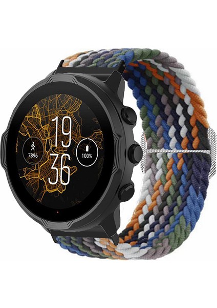Suunto Spartan Sport Wrist Hr Baro / Suunto 7 Izle Kayışı 24MM Örgülü Naylon Bant (Yurt Dışından) fırsatları