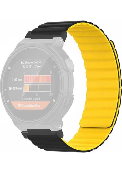 Garmin Forerunner 220 / 230/235 / 735XT / 620/630 Silikon Kayış Manyetik Saat Bantları (Yurt Dışından)