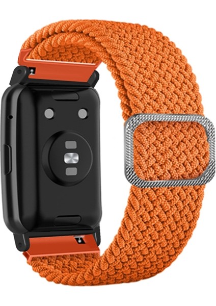 Huawei Watch Fit / Watch Fit Fit Özel Edition Watch Band Naylon Örgülü Elastik Bilek Kayışı (Yurt Dışından)