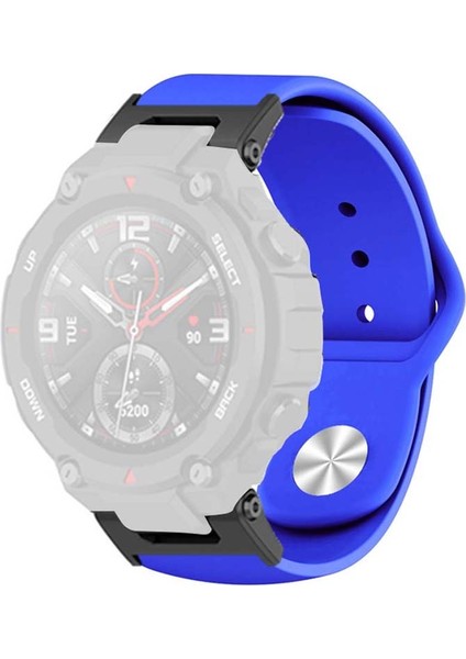 Huami Amazfit T-Rex / T-Rex Pro Silicone Saat Kayış Alaşım Tokası Yedek Izleme Bandı (Yurt Dışından)
