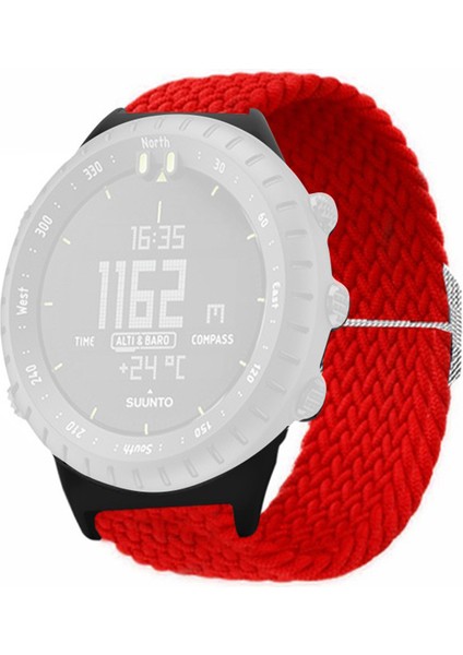 Suunto Core Watch Band Strecchy 22MM Yumuşak Naylon Elastik Örgülü Kayış (Yurt Dışından)