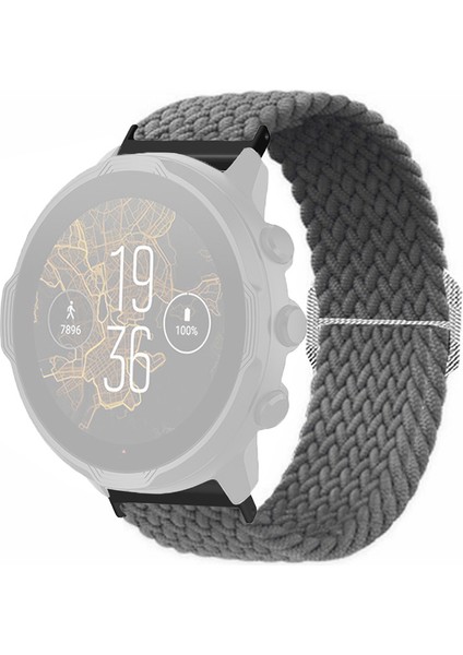 Suunto Spartan Sport Wrist Hr Baro / Suunto 7 Izle Kayışı 24MM Örgülü Naylon Bant (Yurt Dışından)