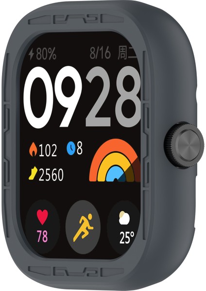 Xiaomi Redmi Watch 4 Silikon Koruyucu Kapak Çekmeye Dayanıklı Saat Kılıfı (Yurt Dışından)