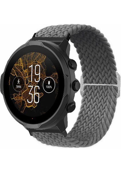 Suunto Spartan Sport Wrist Hr Baro / Suunto 7 Izle Kayışı 24MM Örgülü Naylon Bant (Yurt Dışından) fırsatları