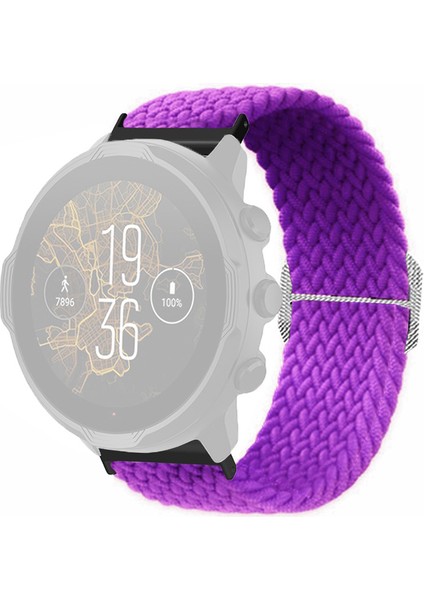 Suunto Spartan Sport Wrist Hr Baro / Suunto 7 Izle Kayışı 24MM Örgülü Naylon Bant (Yurt Dışından)