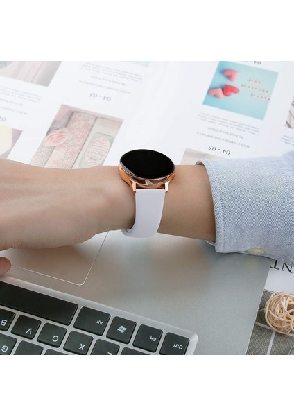 Samsung Galaxy Watch 3 45MM / Garmin Venu 3 Saat Kayışı 22MM Silikon Bant (Yurt Dışından) modelleri
