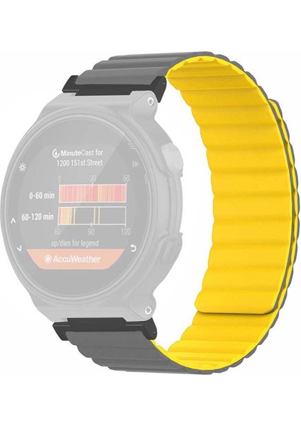 Garmin Forerunner 220 / 230/235 / 735XT / 620/63 Silikon Kayış Manyetik Saat Bantları (Yurt Dışından)
