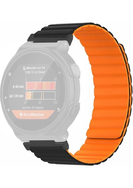 Garmin Forerunner 220 / 230/235 / 735XT / 620/630 Silikon Kayış Manyetik Saat Bantları (Yurt Dışından)