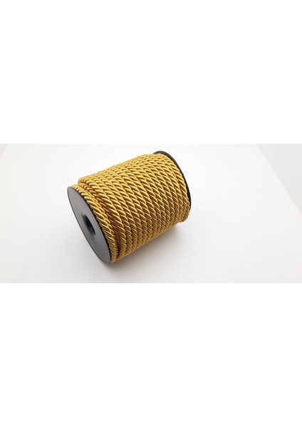 Altın Renginde 8 mm Kalın Kordon Ip 5 mt Si