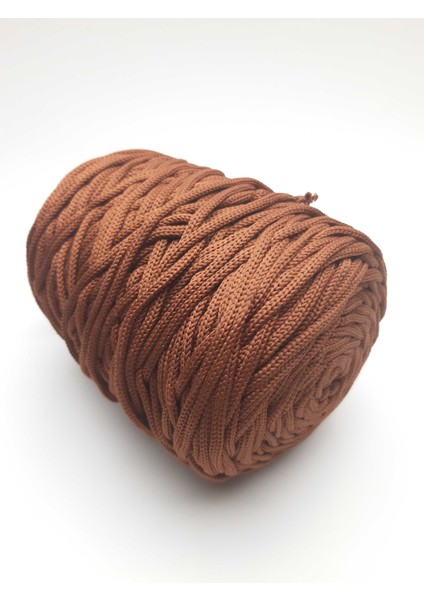 Kahverengi Polyester Makrome Ip 3 mm 500 gr