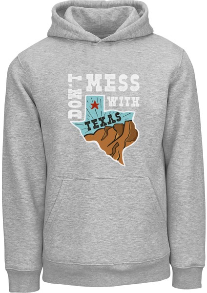 Don't Mess Wıth Texas Tarz Rahat Kesim Oversize Sweatshirt