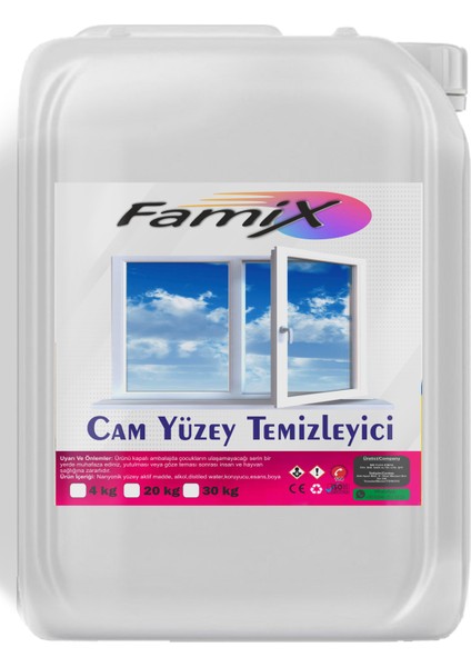 Cam Yüzey Temizleyici Camsil 20 Lt