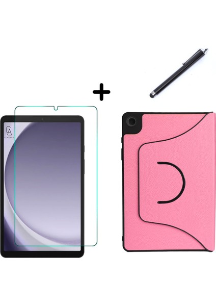 Samsung Galaxy Tab A9 X110 Fest Tablet Kılıfı Ekran Koruyucu ve Kalem Seti