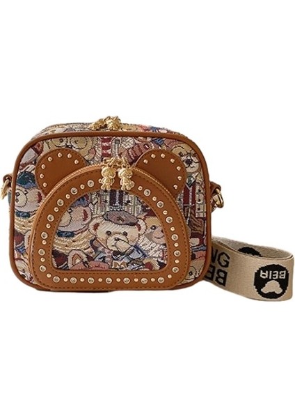 Moda Avrupa Ins Ayı Prenses Bayan Crossbody Çanta (Yurt Dışından)