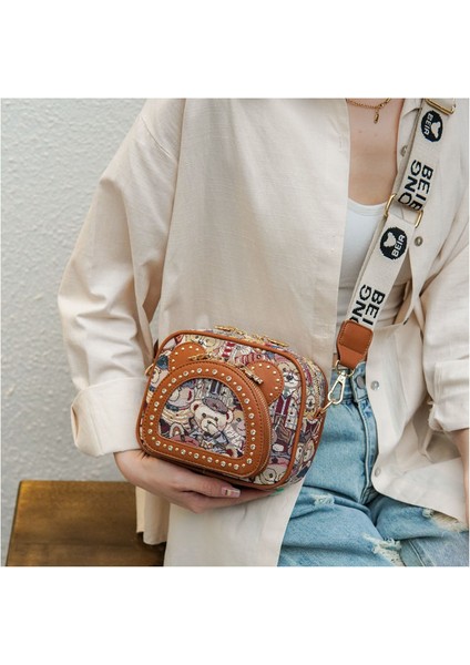 Moda Avrupa Ins Ayı Prenses Bayan Crossbody Çanta (Yurt Dışından)