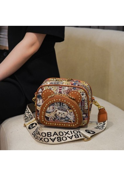 Moda Avrupa Ins Ayı Prenses Bayan Crossbody Çanta (Yurt Dışından)