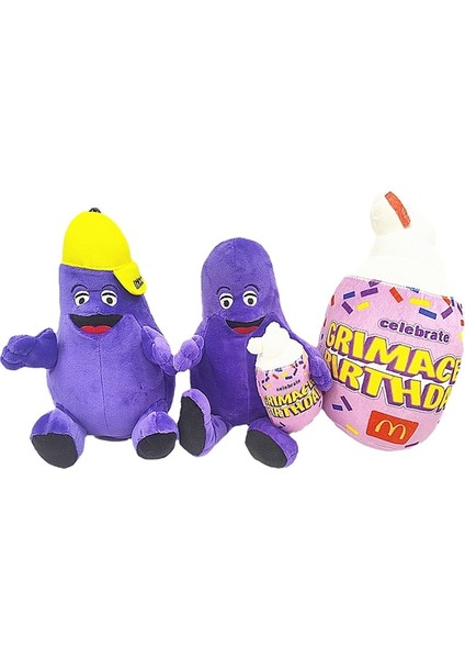 The Grimace Milk Mor Grimace Milk Doll Mcdonaıd Periferik Çocuk Oyuncağı (Yurt Dışından)