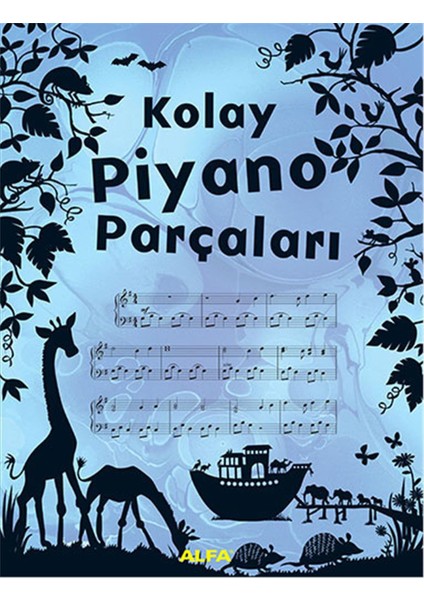 Kolay Piyano Parçaları (Ciltli)