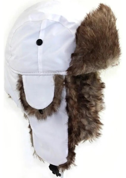 Erkek Kış Trapper Aviator Trooper Kış Kulaklığı Sıcak Rus Su Geçirmez Kayak Şapkası Bombacı Kap Rus Sıcak Kulak Koruyucuları Şapkalar (Yurt Dışından)