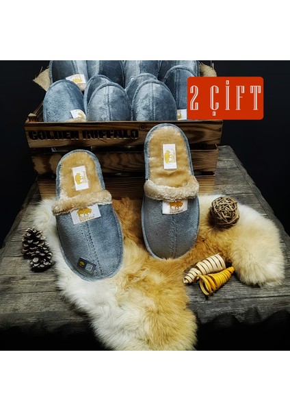 2 Çift Peluş Ev Terliği modelleri