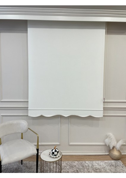 Ithal Kalın Kumaş Stor Perde Etek Dilimli modelleri