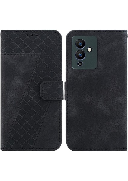 Infinix Not 12 5g Kabartmalı Desen Flip Folio Kapak Kartı Için Telefon Kılıfı (Yurt Dışından)
