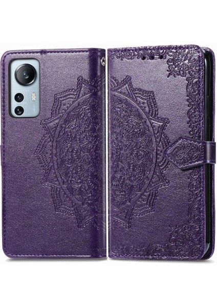 Xiaomi 12 Lite Için Kılıf Zarif Desen Kapak Kapak Darbeye Basit (Yurt Dışından)