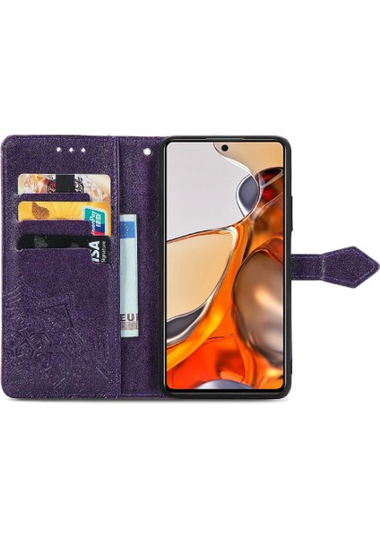 Xiaomi 11T/11T Pro Zarif Desen Deri Kılıf Darbeye (Yurt Dışından) fırsatları