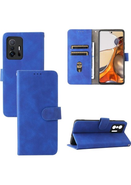 Xiaomi 11T 5g Için Kılıf Deri Folio Flip Case Koruyucu Kapak Tam (Yurt Dışından)