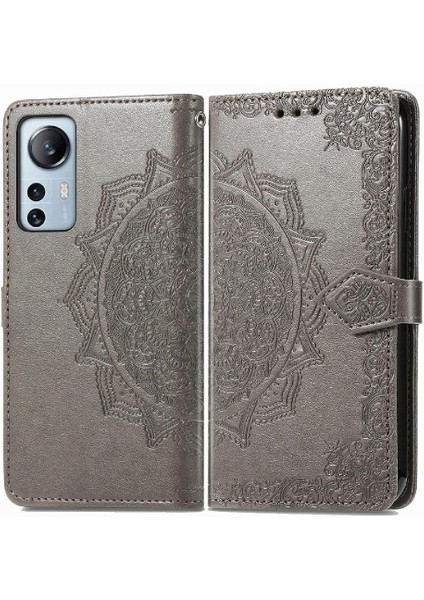 Xiaomi 12 Lite Için Kılıf Zarif Desen Kapak Kapak Darbeye Basit (Yurt Dışından)