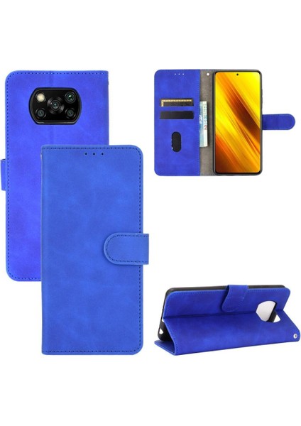 Kart Tutucu Kickstand Tam Koruma ile Xiaomi Poco X3 Nfc Için Kılıf (Yurt Dışından)