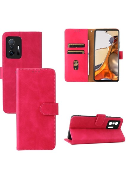 Xiaomi 11T 5g Için Kılıf Deri Folio Flip Case Koruyucu Kapak Tam (Yurt Dışından)