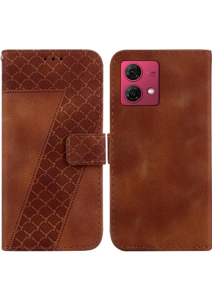 Motorola Moto G84 5g Pu Deri Kart Yuvası Fonksiyonu Cüzdan Desen (Yurt Dışından)