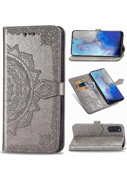 Samsung S20 Flip Kapak Kılıf Için Kılıf Zarif Desen Darbeye (Yurt Dışından)