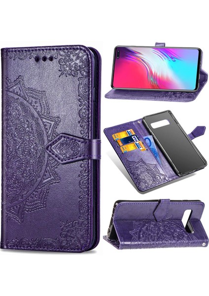 Samsung S10 5g Zarif Desen Kapak Çevirin Darbeye Basit (Yurt Dışından) modelleri