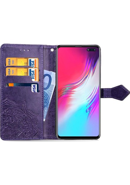 Samsung S10 5g Zarif Desen Kapak Çevirin Darbeye Basit (Yurt Dışından) fırsatları